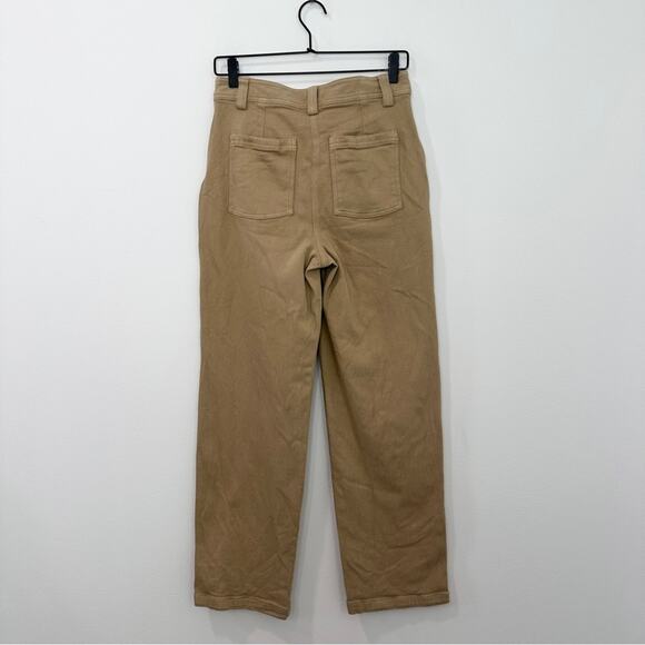 Aritzia Sunday Best Jaden Pant Mid Rise Chino Tan Size 6 Neutral - Picture 5 of 8